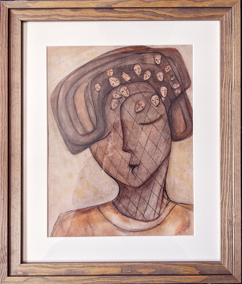 The contemplating / Printed